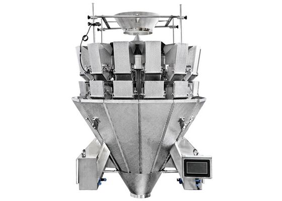 Impacchettatrice completamente automatica della tazza con il pesatore di Multihead per l'imballaggio degli spuntini, Candy
